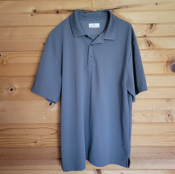 GRANDSLAM Performance Men's Polo T-Shirts, 3 Pack Grey, White, Black/Size Large - Picture 2 of 13